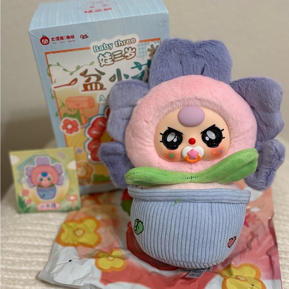 Baby Three Accessories - Baby Three RARE CRYING EYES AND PACIFIER - A Pot of Little Flower NEW